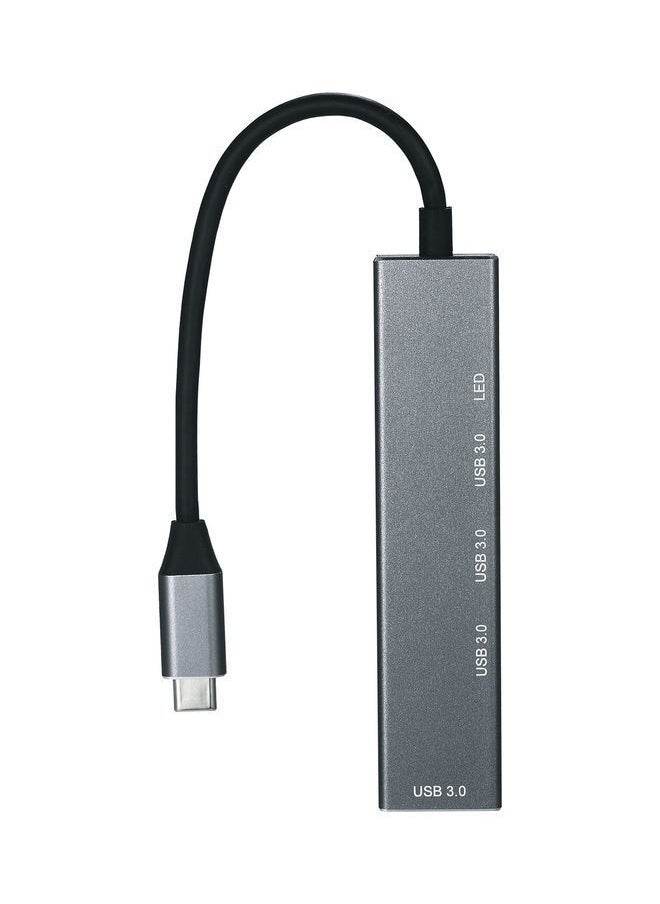 نيبمينينت - محول موزع 4 في 1 متعدد المنافذ بمنفذ Type-C مع إضاءة LED. - Image 1