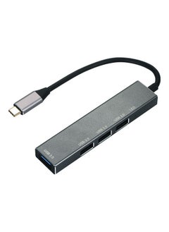 نيبمينينت محول موزع 4 في 1 متعدد المنافذ بمنفذ Type-C مع إضاءة LED.  - Image 2