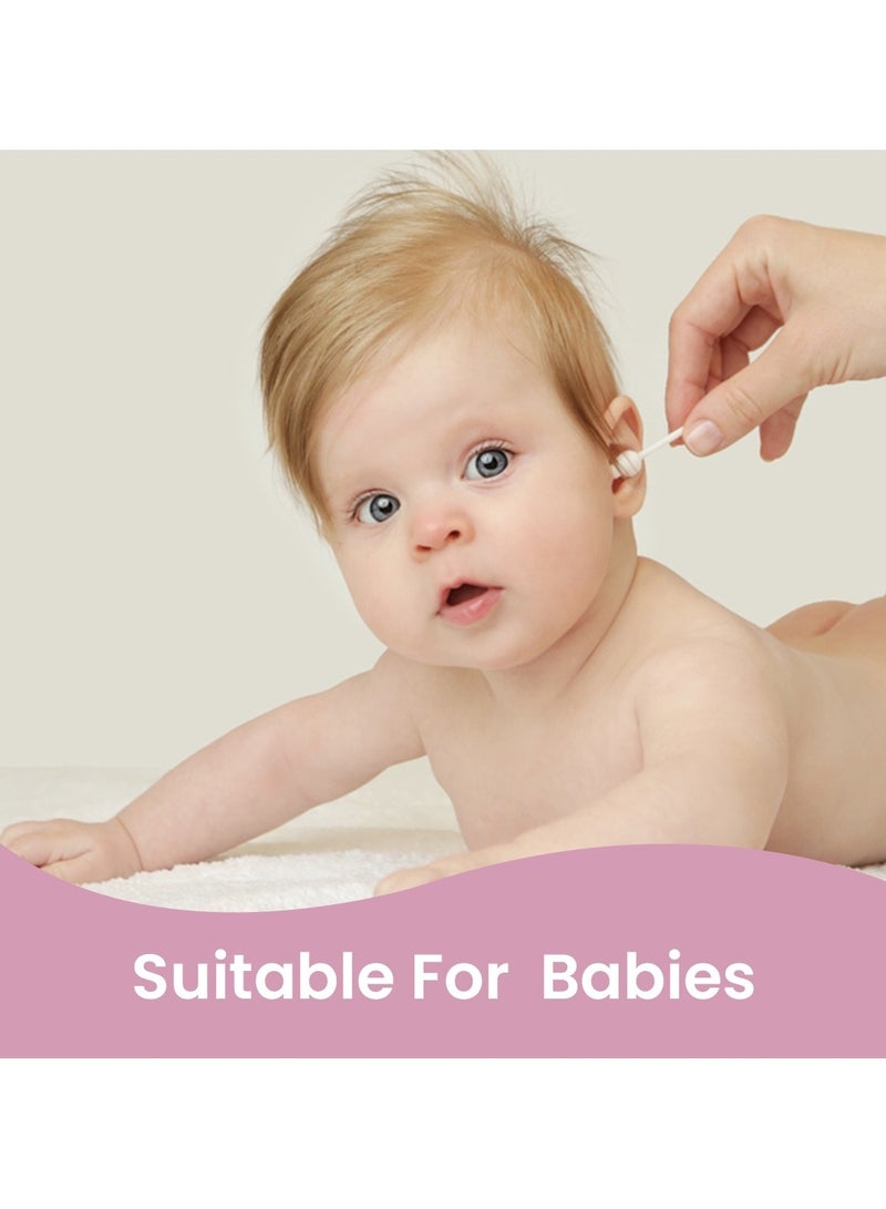 Cool & Cool Cool & Cool Baby Cotton Buds - 180's - 100% Pure Cotton, Baby-Friendly, Gentle Cleaning,Ear Protection, Safe swabs for Delicate baby Ears - Image 3