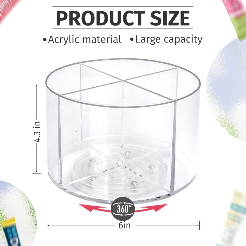 HALAGAS Drink Packet Organizer for Powdered Drink Mix,Powder Packet,Water Packet,Water Flavor Packet,Lazy Susan 360Â° Turntable Organizer for Drink Mix Necessities - Image 3