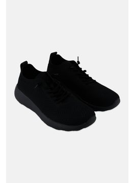 RBX Men Lace Up Running Shoes, Black  - Image 1