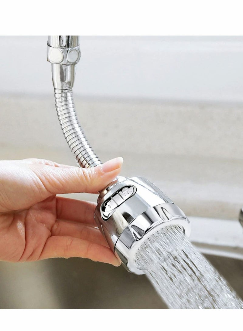 Y&D Faucet Extender Sprayer Attachment Kitchen Movable 360° Rotatable Anti Splash Water Saving Tap Booster Shower With Universal Adapter Set Sink Accessories Tools  - Image 1