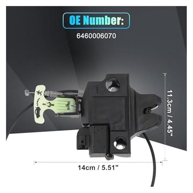 DEMULAX Replacement Rear Trunk Latch for Toyota - Image 4