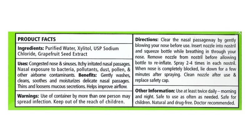 Xlear, Natural Saline Nasal Spray, 0.75 fl oz (22 ml) - Image 3