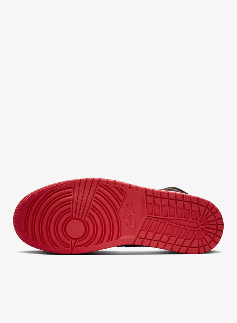 Jordan BLACK/UNIV RED-WHITE Air Jordan 1 Mid for Men | Best Price UAE