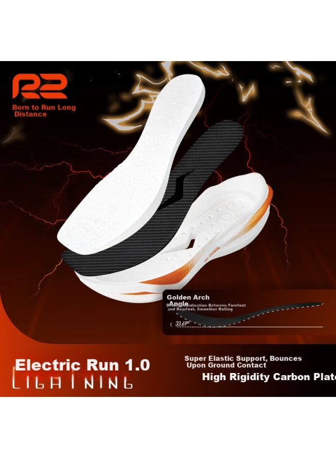 R2 Real Run R2 Electric Running 1.0 Full Carbon Plate Running Shoes, Racing Marathon Running Shoes, Professional Rebound Shock-absorbing Sports Shoes For Men And Wome - Image 3