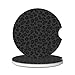 CTVSLFU Absorbent Car Coasters for Cup Holders 2 Pack Universal Anti Slip Ceramic Cup Coaster for Women Men 256 Inch Car Interior Accessories Black Leopard Print 001 - Image 2