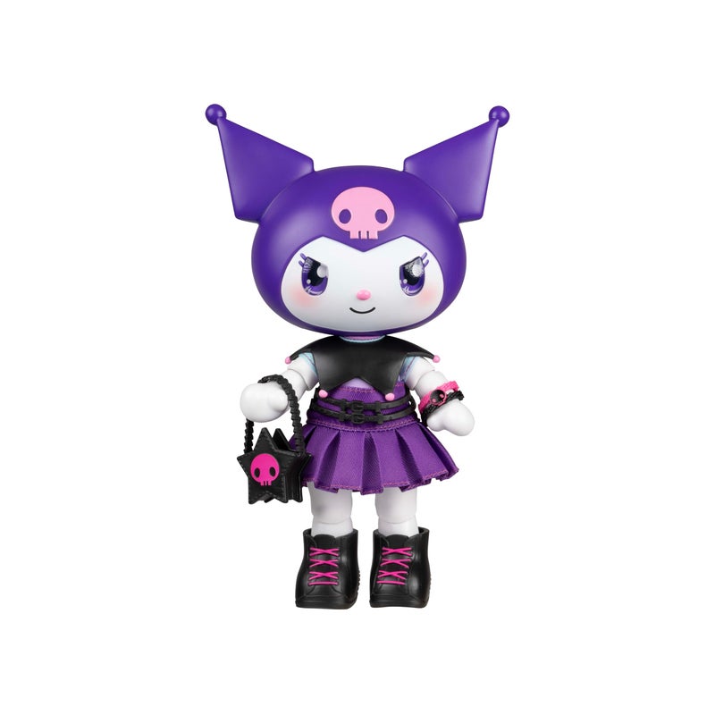 Jazwares Hello Kitty and Friends Premier 8Inch Articulated Figure Classic Kuromi Series 1 Poseable Doll Officially Licensed Sanrio Product Ages 6 - Image 3