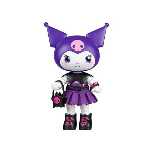 Jazwares Hello Kitty and Friends Premier 8Inch Articulated Figure Classic Kuromi Series 1 Poseable Doll Officially Licensed Sanrio Product Ages 6 - Image 1