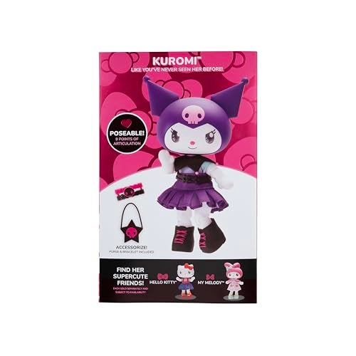 Jazwares Hello Kitty and Friends Premier 8Inch Articulated Figure Classic Kuromi Series 1 Poseable Doll Officially Licensed Sanrio Product Ages 6 - Image 5