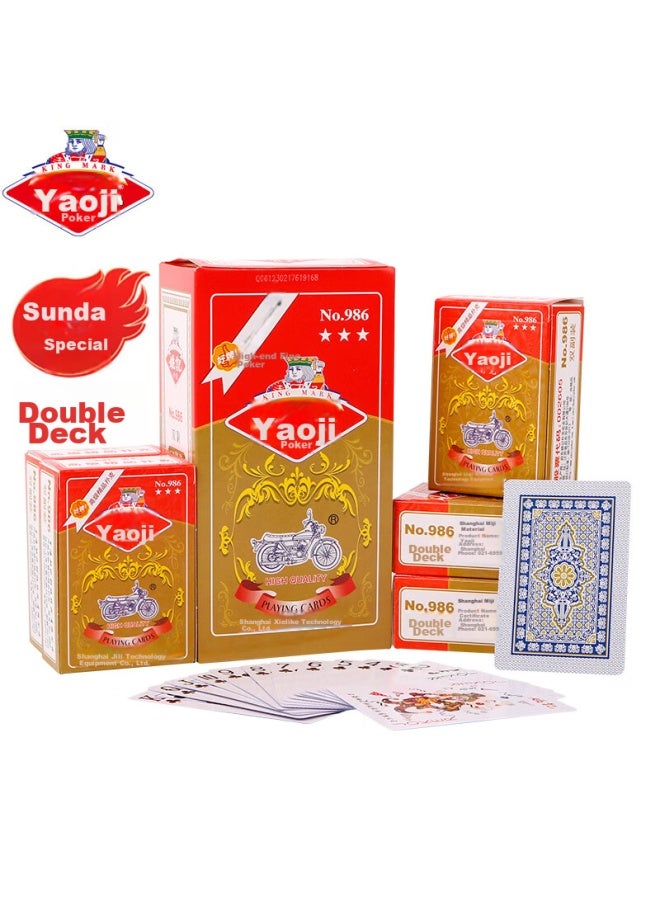 Yaoji Playing Cards, Texas Hold'em And Guandan Specialized, Dou Dizhu Two-in Double Decks, 986 Full Length, 50 Decks Per Pack - Image 2