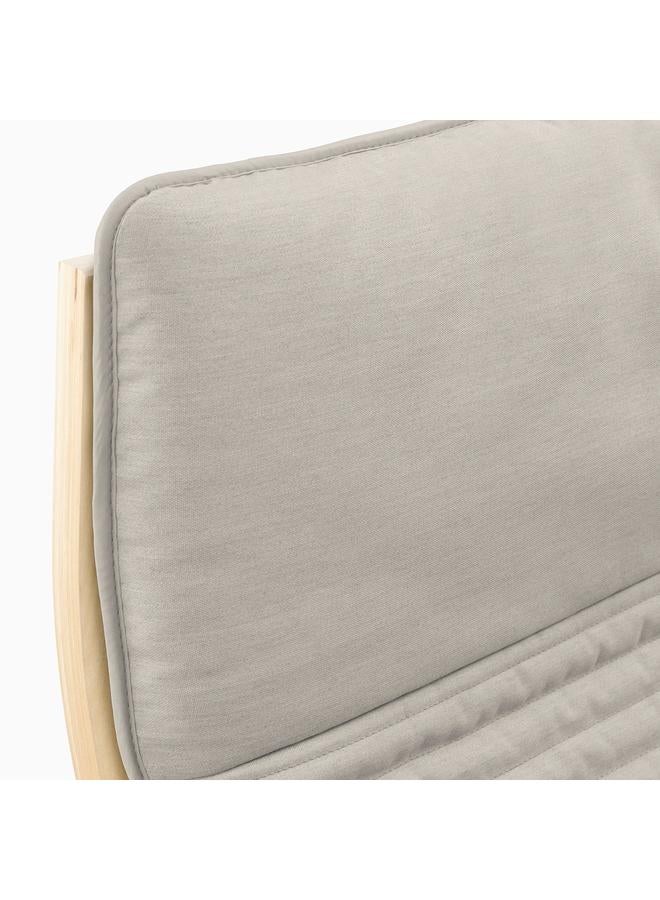 Zaboon Armchair Cushion, Knisa Light Beige - Image 3