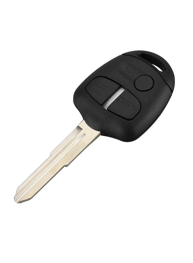 NIBEMINENT Smart Remote Key Shell Case With Uncut Blade For Mitsubishi Lancer EVO Outlander Colt Mirage - Image 1