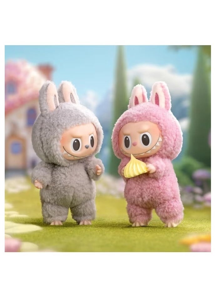 LABUBU Labubu 1st Generation Bunny Keychain – Cute Plush Bag Charm for Kids & Adults (pink)  - Image 3