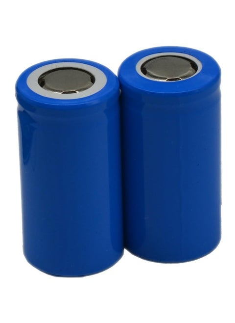 2X 18350 Battery For 3.6 3.7V Li-Ion Top Flat Rechargeable Led Torch Flashlight Laser Pointer Pen