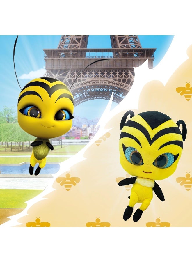 ميراكيولس دمية الدعسوقة المعجزة كوامي مون آمي حبوب اللقاح 24 سم، حيوان قطيفة ناعم مع ضرر وبريق ولمعان، خياطة مفصلة - Image 3