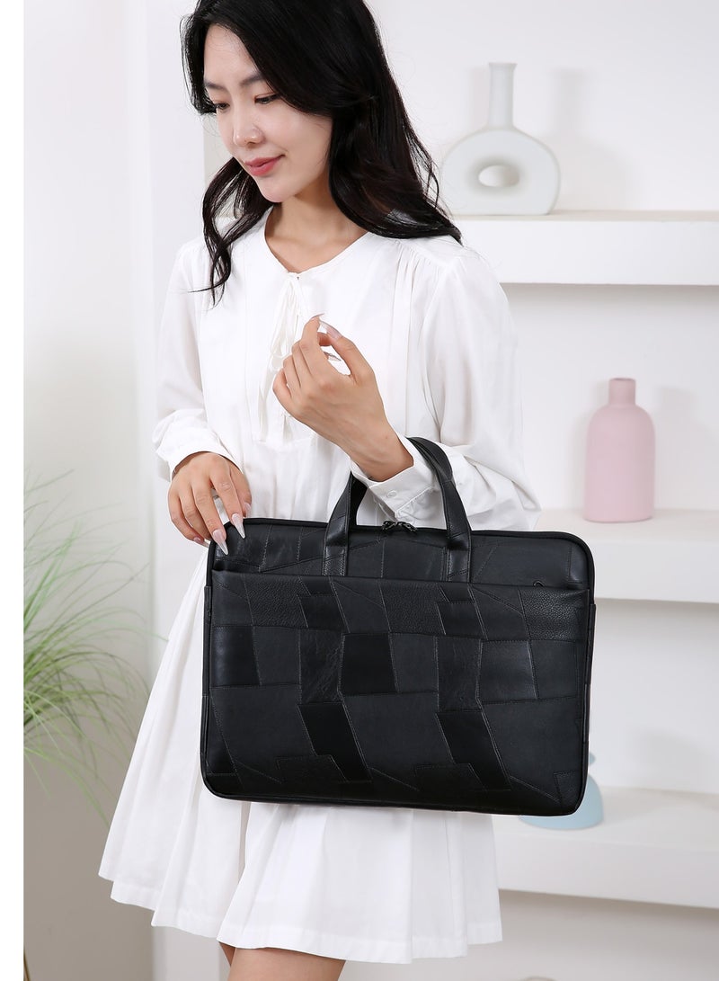 Lebonaer Laptop Bag with Dedicated Electronics Protection Layer, Shock-Absorption Laptop Case for 15.6" Notebook with Thickened Liner for Business Travel, Commute & Casual Use, Professional Laptop Briefcase with Anti-Slip Handles & Wear-Resistant Buckles, Multiple Organized Compartments & Easy-Access Back Pocket, Sturdy Splash-Resistant Laptop Bag | Superior Laptop Protection | Dedicated Electronics Protection | Shock-Absorption Design | Thickened Protective Liner | Business Professional Case | Commute Essential | Casual Laptop Carrier | Anti-Slip Handles | Secure Grip | Wear-Resistant Hardware | Organized Storage Solution | Multiple Functional Pockets | Easy-Access Design | Back Pocket Convenience | Sturdy Construction | Splash-Resistant Material | Low Maintenance | Professional Appearance | Laptop Safety | Notebook Protection | Computer Case | 15.6 Inch Laptop Bag | Business Travel Case | Office Commute | Meeting Appropriate | Social Occasion Suitable | Durable Laptop Carrier | Relia - Image 2