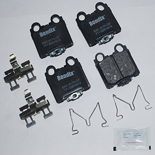 Bendix Priority1 CFC771 Ceramic Rear Brake Pads for Lexus GS300 2005-1998, GS400 2000-1998, GS430 2005-2001, IS300 2005-2001, SC430 2010-2002 - Image 1