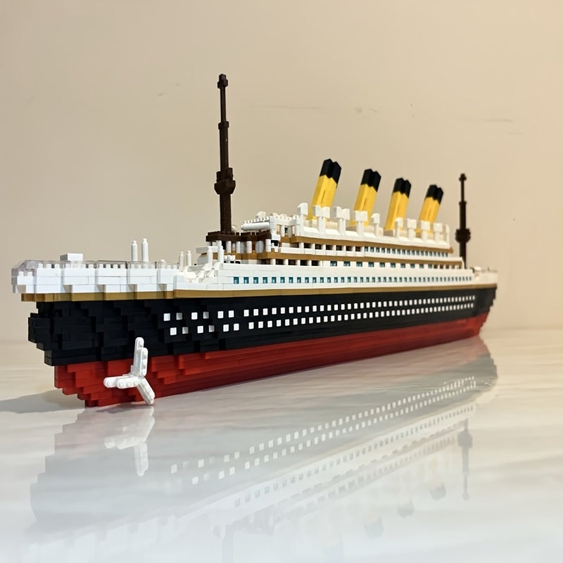 3159pcs, Titanic Building Block Toy Set, Difficult to Assemble, Collectible Ship Model, Perfect Choice for Home And Office Decoration, First Choice for Thanksgiving, , Birthday, Gift Suitable for 11