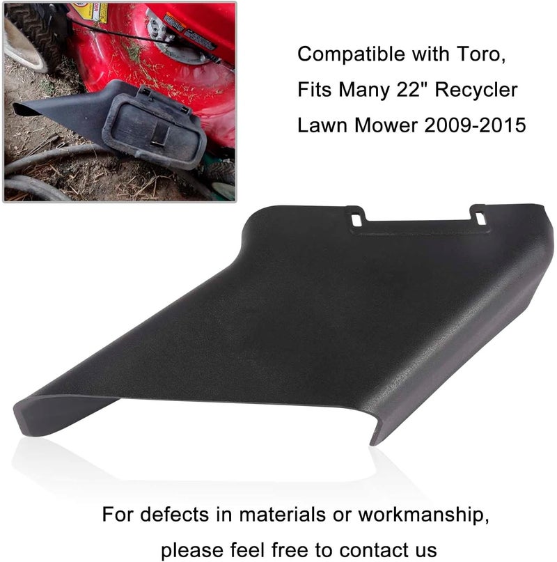 DECKMAN 115-8447 Side Discharge Chute, Compatible with Toro 22" Recycler Lawn Mower for 20377, 20378, 20330, 20331, 20333, 20330C - Fits Many 22" Recycler Lawn Mower 2009-2015 (1) - Image 5