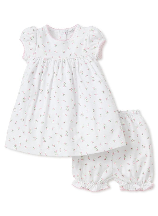 Kissy Kissy Baby Girls Garden Roses Print Dress with Diaper Cover, multi, 3-6 Months - Image 1