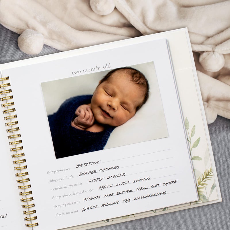 ZICOTO Keepsake Baby Memory Book for Boys & Girls â€“ Timeless First 5 Year Baby Book Photo Album â€“ Gender Neutral Journal Scrapbook - Record a Milestone for Every Event from Birth to Age 5 - Image 4