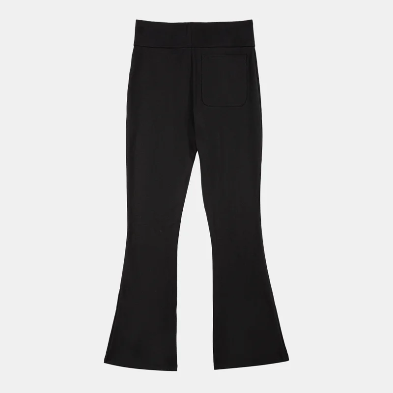 Sun And Sand Sports Black Kids' Flared Leggings  | Best Price UAE