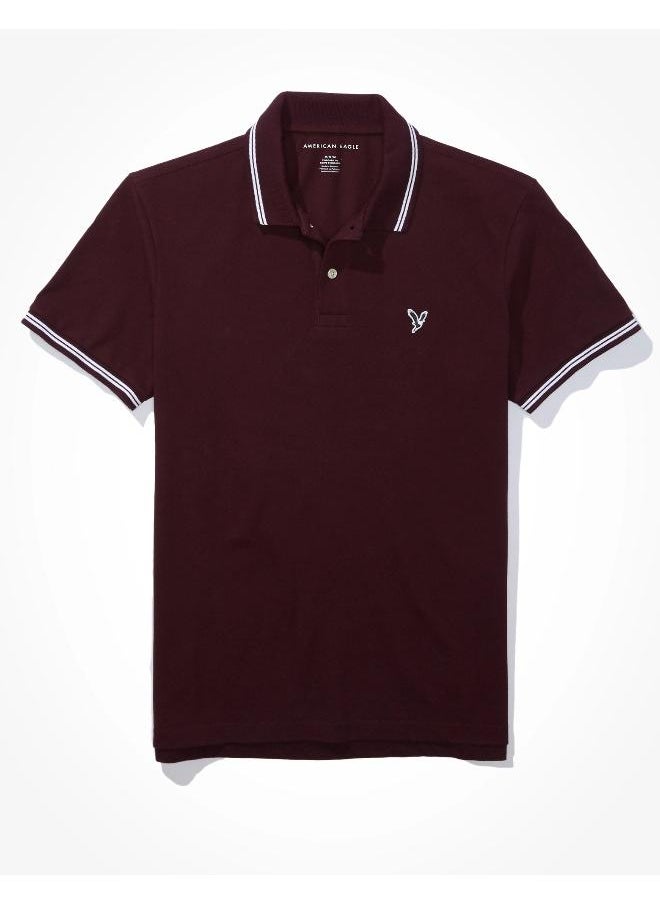 American Eagle AE Pique Polo Shirt  - Image 4