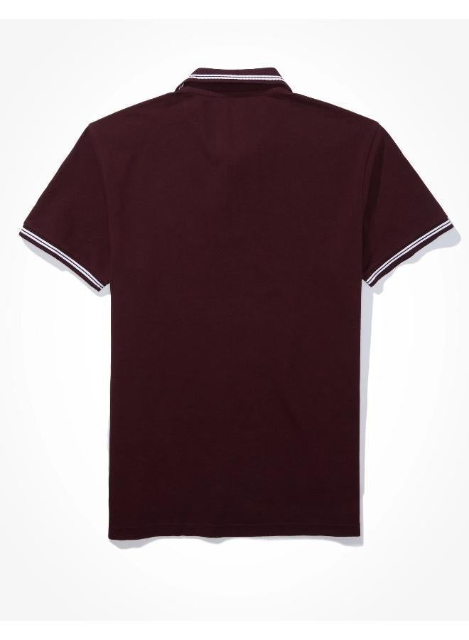 American Eagle AE Pique Polo Shirt - Image 2