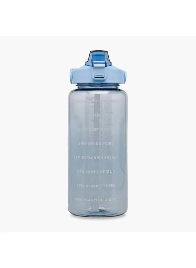 لايف ستايل Time Print Water Bottle - 2 L for Everyone