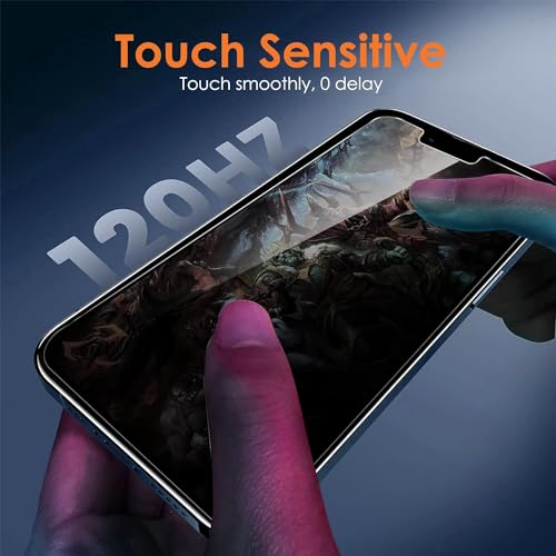 YMHML for iPhone 16e / 14/13 / 13 Pro Privacy Screen Protector, Anti Spy Privacy Screen for iPhone 14/13/13 Pro/16e Accessories, 2 Pack, Private Case Friendly Film - Image 5