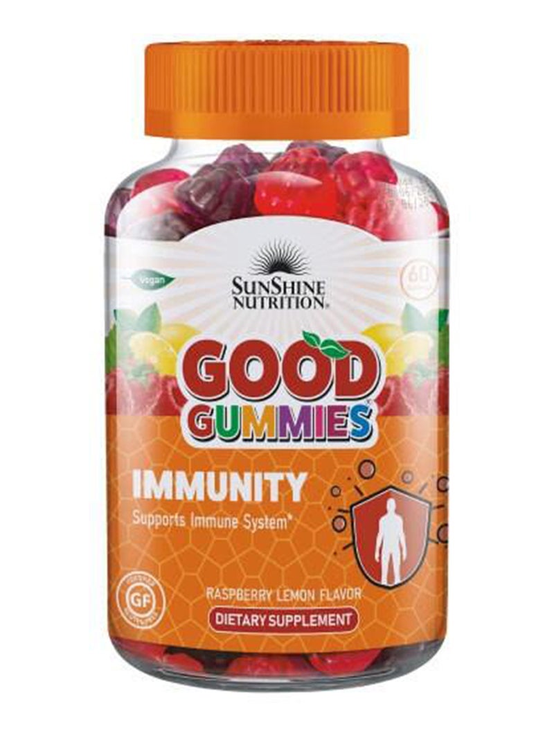 SUNSHINE NUTRITION ن جود غمّيز حلوى المناعة 60 حبة