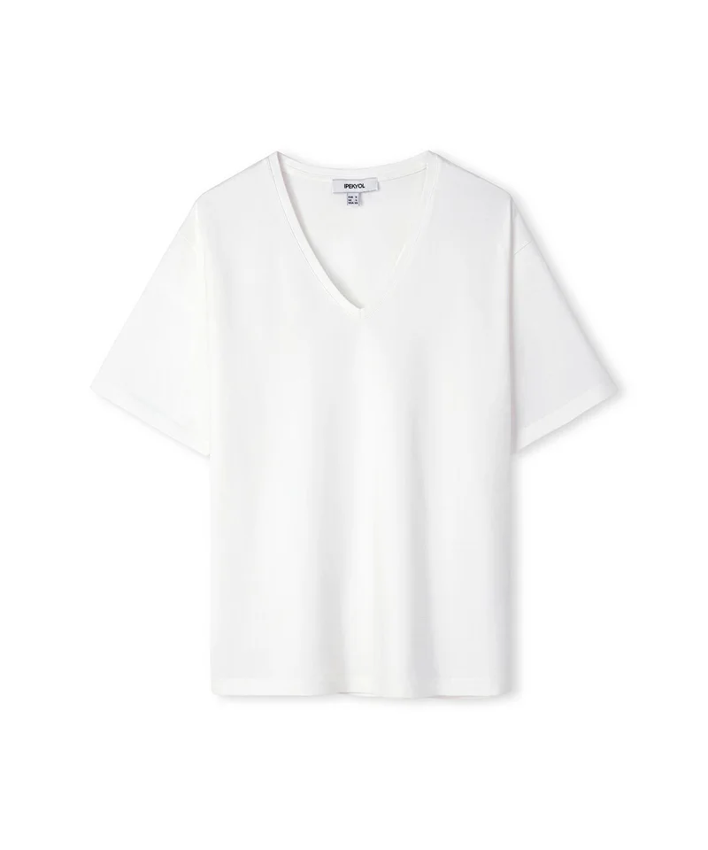 Ipekyol  V-Neck Basic T-Shirt for Women | Best Price UAE