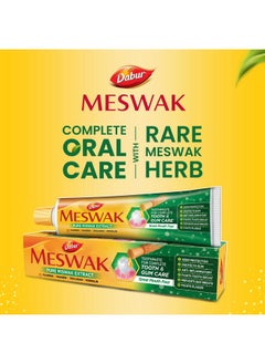 Dabur Meswak Complete Oral Care Toothpaste - 500G (2 X 200G + 1 X100G) | Complete Oral & Gum Care Toothpaste | Contains Pure & Rare Miswak Extract | No Added Fluoride, Paraben, Triclosan & Formalin  - Image 2