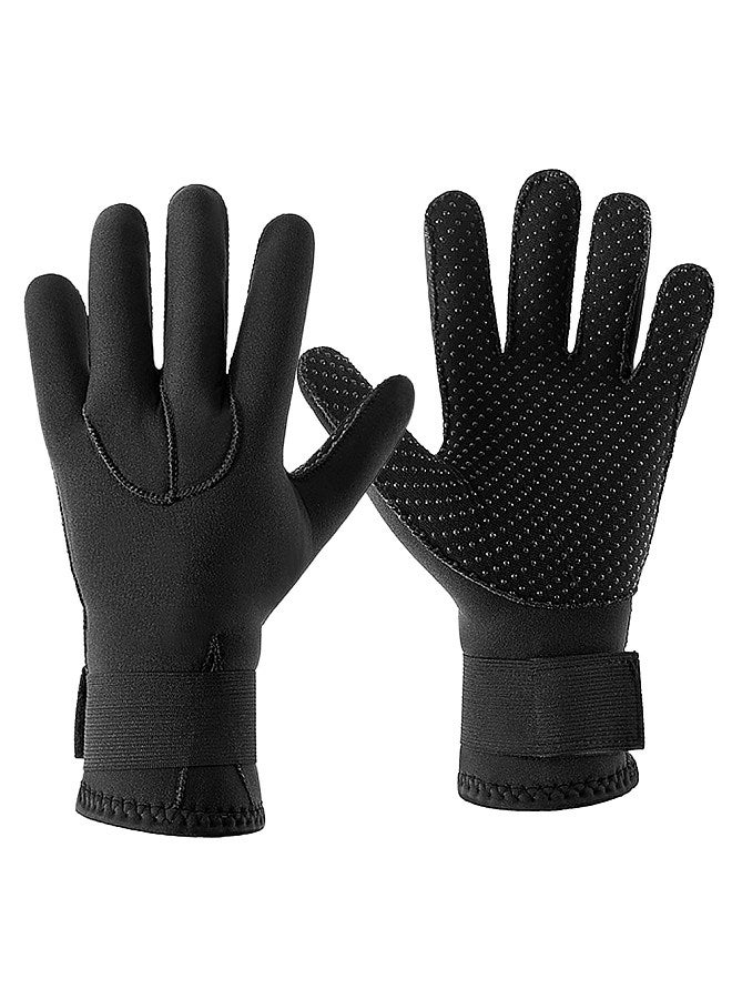 Generic 3MM Neoprene Wetsuit Gloves Warm Scuba Diving Gloves Winter Surfing Gloves Thermal Anti Slip Gloves for Spearfishing Swimming Rafting Kayaking Paddling  - Image 4