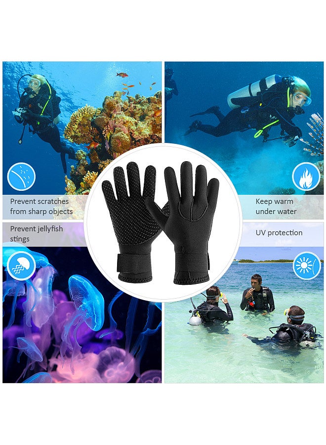 Generic 3MM Neoprene Wetsuit Gloves Warm Scuba Diving Gloves Winter Surfing Gloves Thermal Anti Slip Gloves for Spearfishing Swimming Rafting Kayaking Paddling  - Image 2