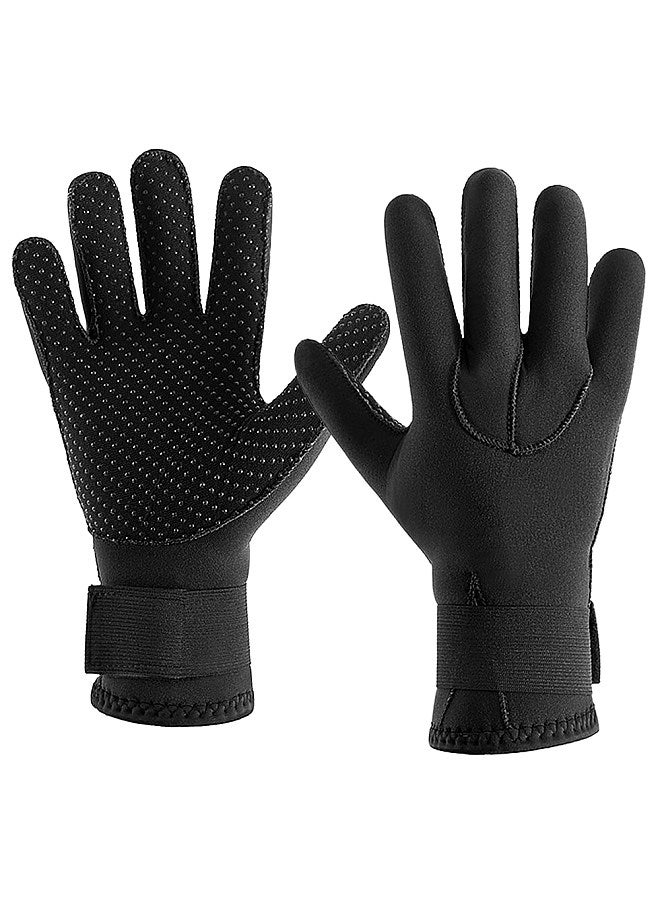 Generic 3MM Neoprene Wetsuit Gloves Warm Scuba Diving Gloves Winter Surfing Gloves Thermal Anti Slip Gloves for Spearfishing Swimming Rafting Kayaking Paddling  - Image 1