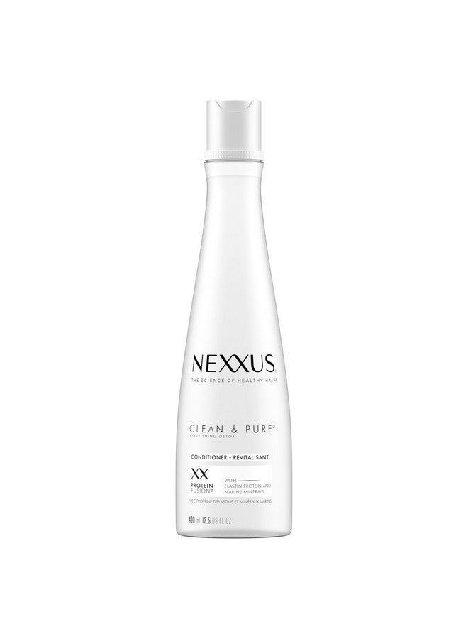 نيكزس بلسم Nexxus Clean and Pure مع ProteinFusion، للعناية بالشعر المغذي، خالٍ من السيليكون والصبغة والبارابين، 13.5 أونصة - Image 1