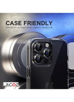 Lacoz Lacoz Camera Lens Protectors for iPhone 16 Pro Max Black  - Image 4