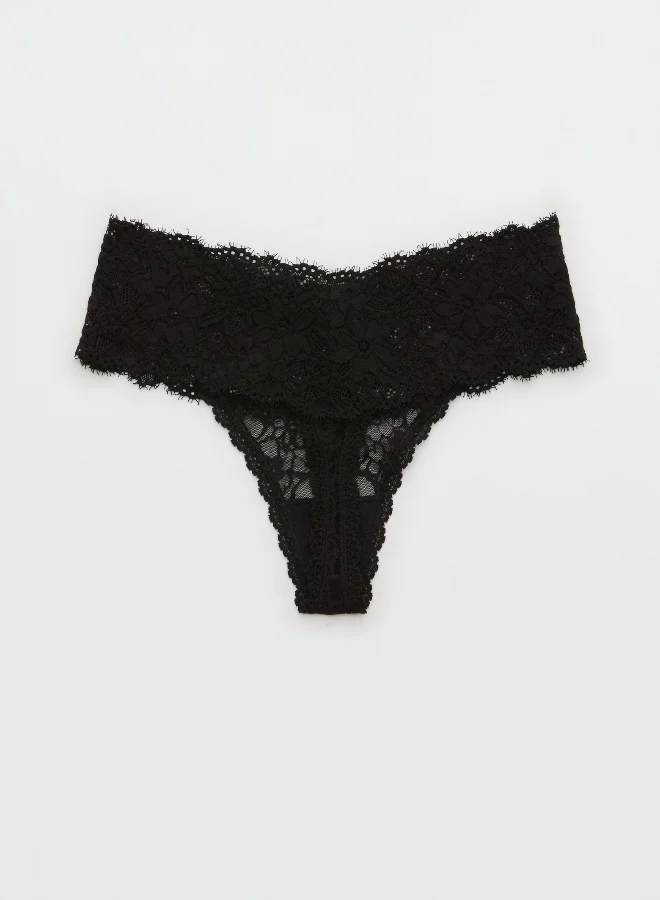 Aerie Aerie Eyelash Lace Thong Underwear