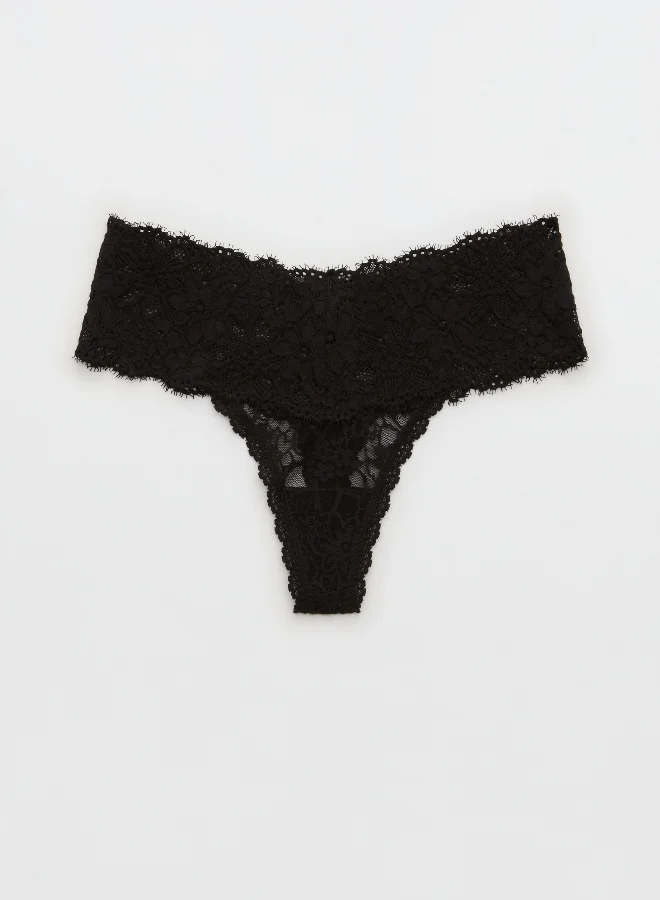 Aerie Aerie Eyelash Lace Thong Underwear