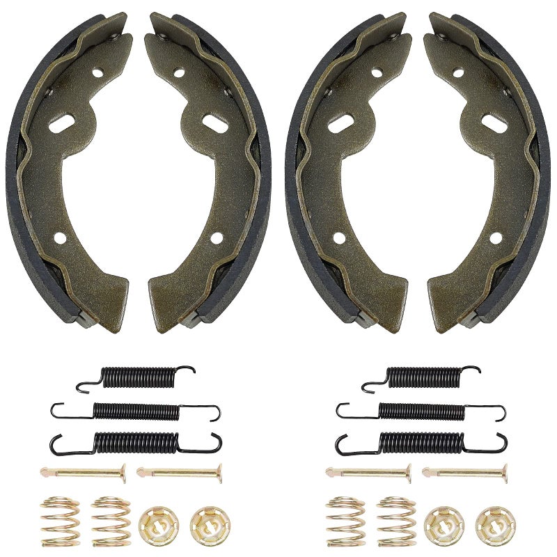 MOSNAI EZGO Brake Shoes Pads Spring Kit Fit EZGO TXT/Medalist 1997â€“2008, ST350 Gas 2000-2012, Workhorse 800 Gas 1997-2012, Yamaha 95-02 G14, G16,G19 Electric, G20 Gas, OEM 27943G01 70795G01 27944-G01 - Image 1