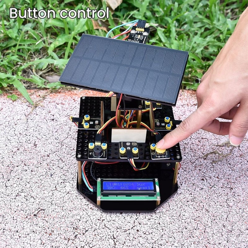 DIY Solar Tracking Electronic Kit for Arduino UNO Temperature and Humidity Sensor BH1750 Light Sensor Educational STEM Programming Kit For Teens and Adults Includes Breadboard, Jumper Wires, Resistors, LEDs - Image 5