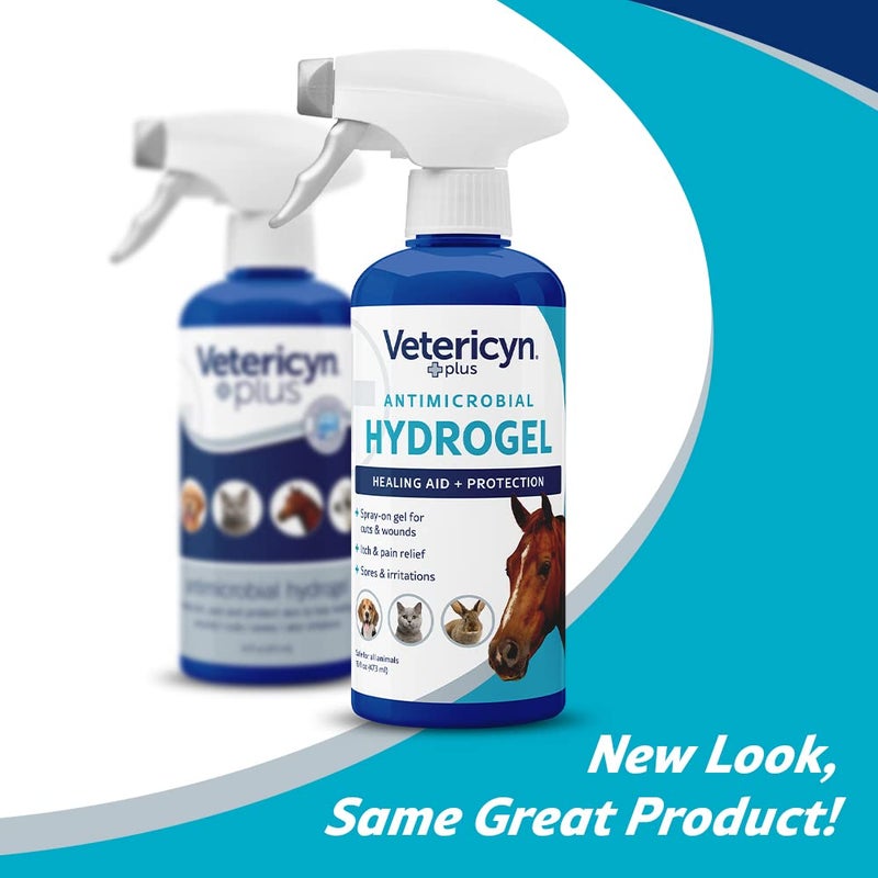 Vetericyn Plus All Animal Wound Care Hydrogel Spray | Healing Aid and Wound Protectant, Sprayable Gel to Relieve Dog, Cat, Horse Itchy Skin, Safe for All Animals. 16 ounces - Image 2