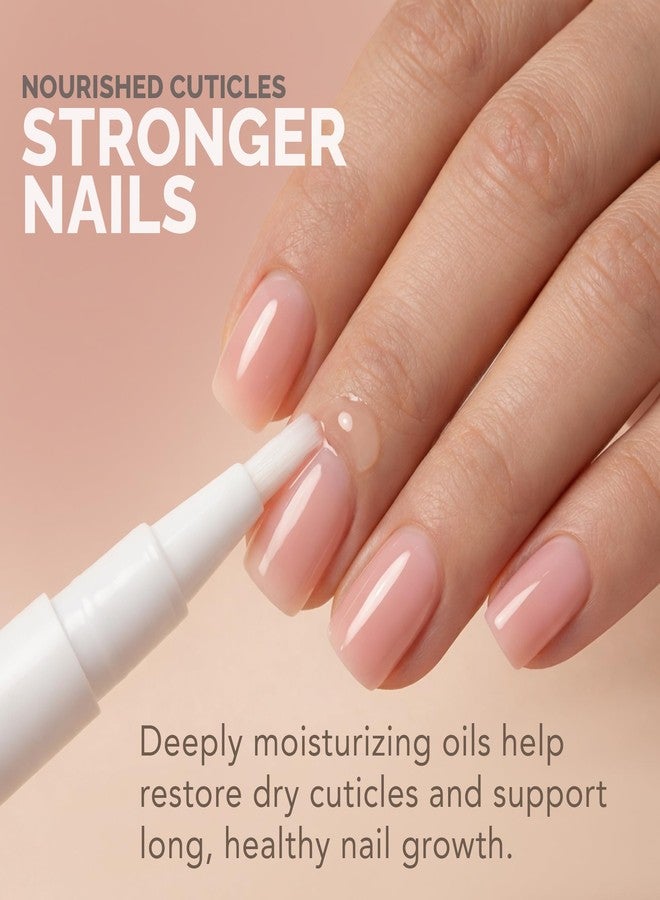 Perfect Formula HydraGrow Cuticle Hydration Nail Growth Oil Pen With Vitamin E Jojoba Oil and Aloe Vera for Strong & Healthy Looking Nails - Travel Friendly Manicure Brush - 3 ml - Image 2