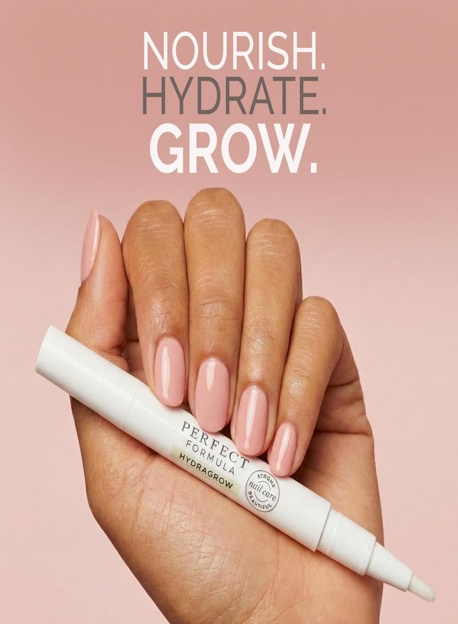 Perfect Formula HydraGrow Cuticle Hydration Nail Growth Oil Pen With Vitamin E Jojoba Oil and Aloe Vera for Strong & Healthy Looking Nails - Travel Friendly Manicure Brush - 3 ml - Image 3