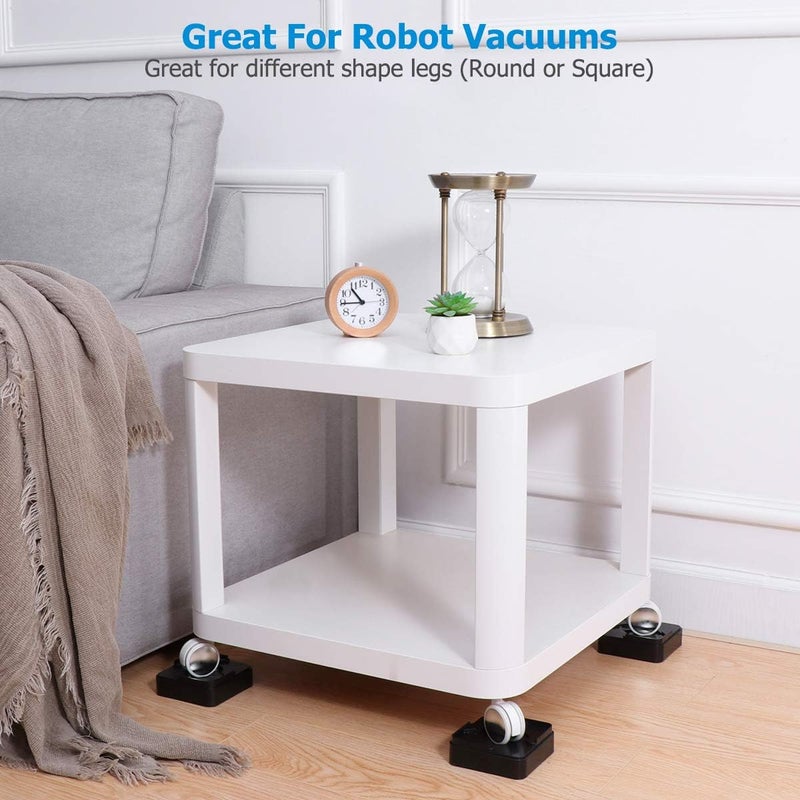 Adjustable Bed Risers or Furniture Risers Set of 16 - Couch Risers Table Risers in Heights of 1.3", 2.6", 3.9" or 5.2", Bed Risers Heavy Duty for Couch, Chair, Desk, Sofa and Bunk Bedpost - Image 4