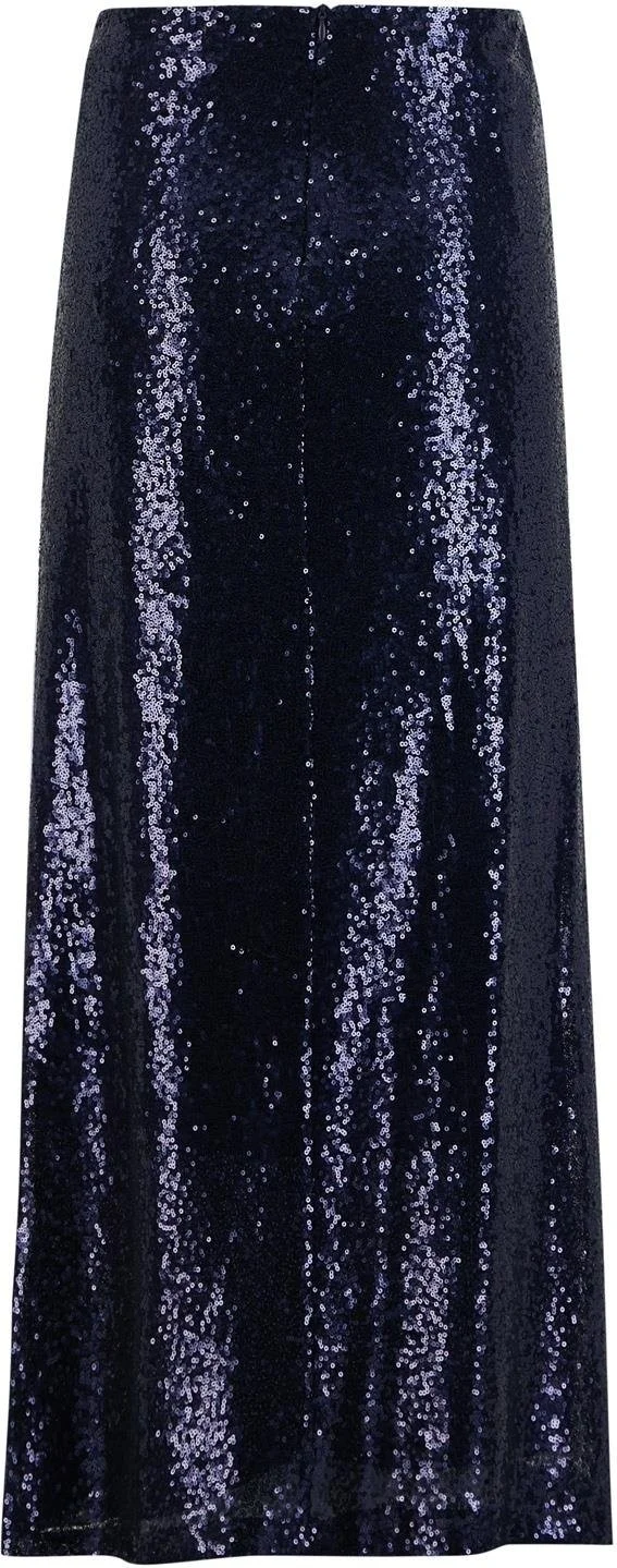 ARMINE Hidden Pocket Sequined Skirt 25Y1832 Purple