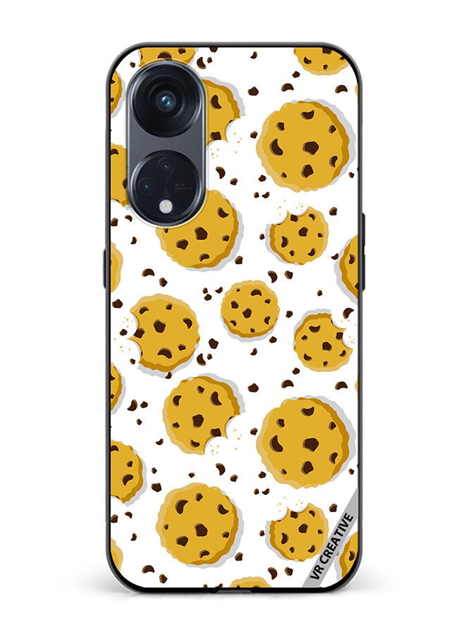 VR CREATIVE Protective Case Cover For Oppo Reno8 T 5G Mix Pattern Design Multicolour - Image 1