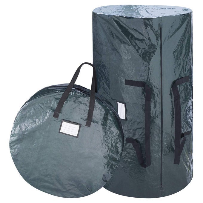 GREEN STORAGE 9FT TREE WREATH BAG COMBO PACK L 52X W 30 X H 30